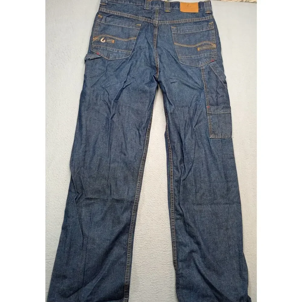 LAPCO FR Flame Resistant Denim Work Pants Men 34x32 Utility Carpenter Oilfield